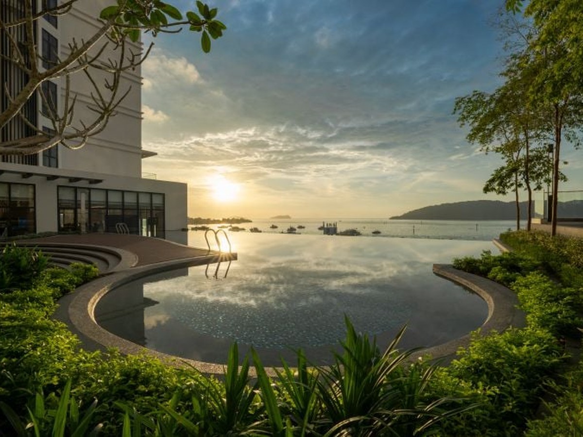 View from Citadines Waterfront Kota Kinabalu