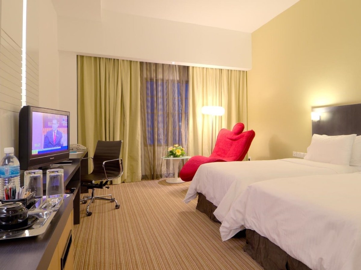 View from The Klagan Hotel