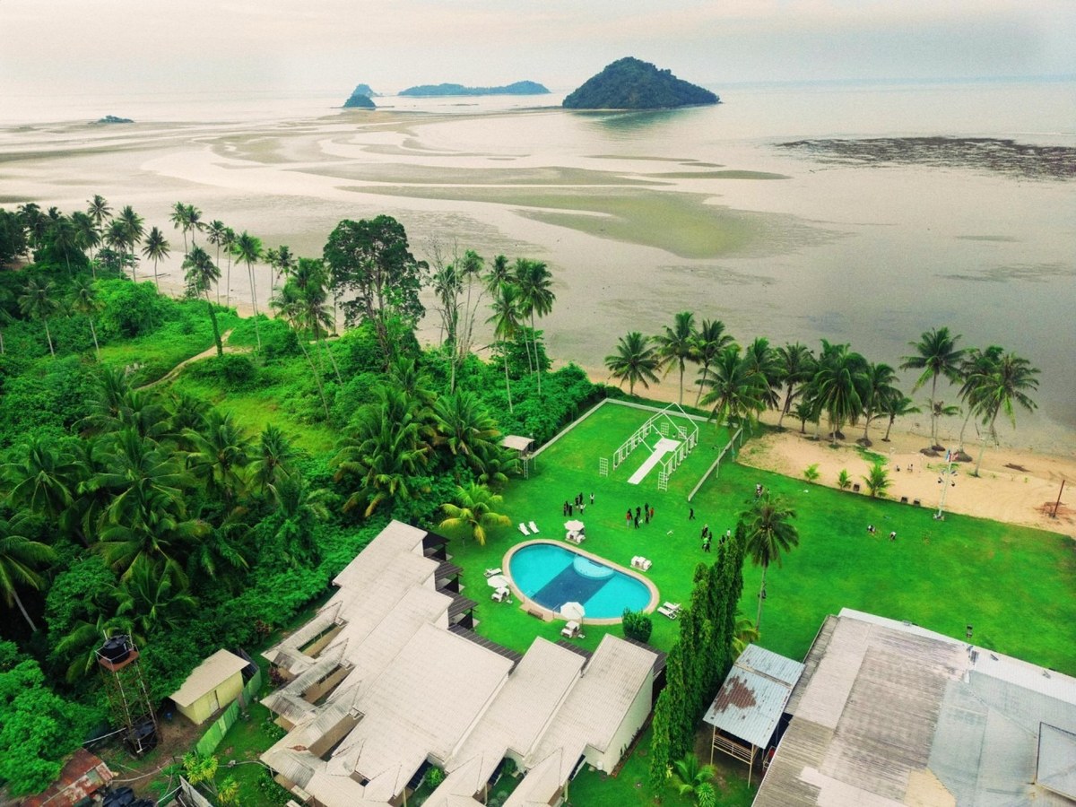 View from Langkah Syabas Beach Resort