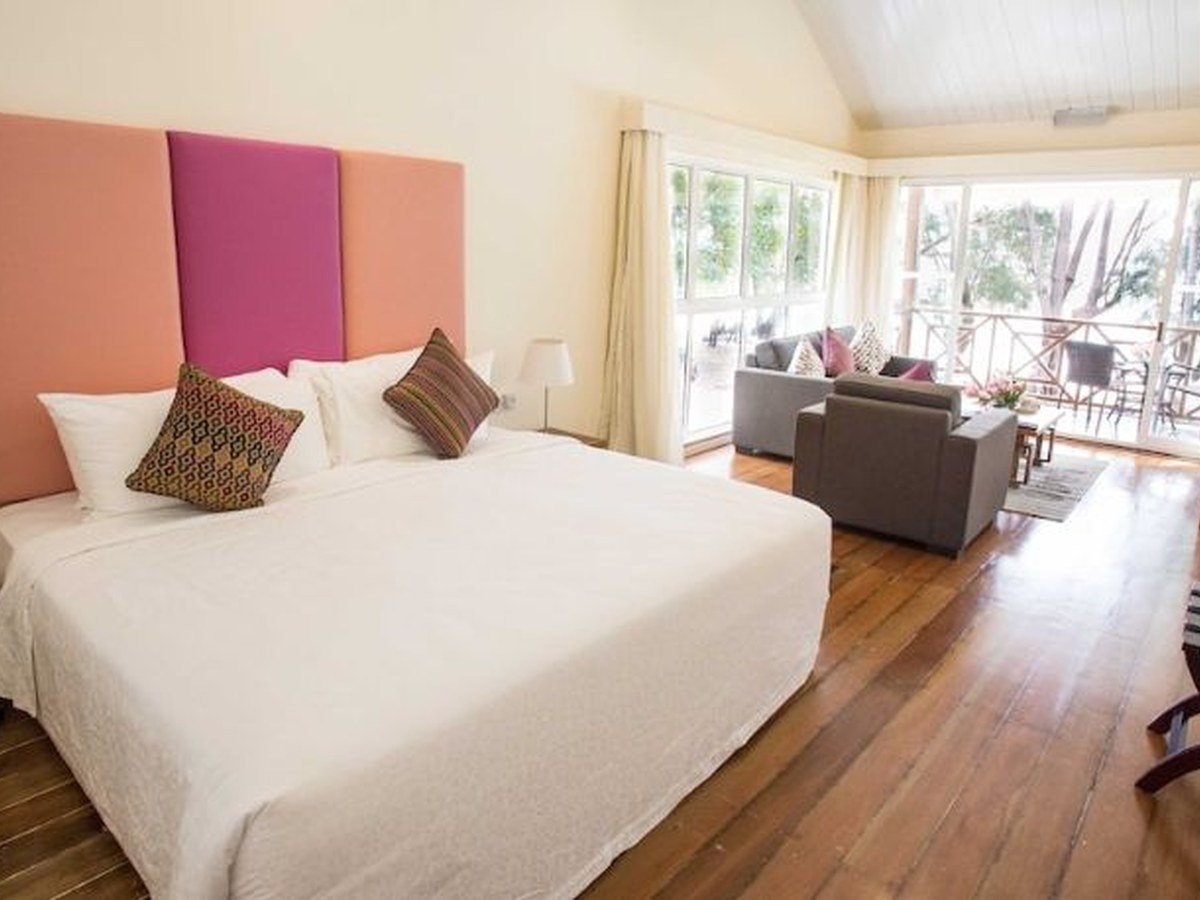 A room at Sutera Sanctuary Lodges at Manukan Island